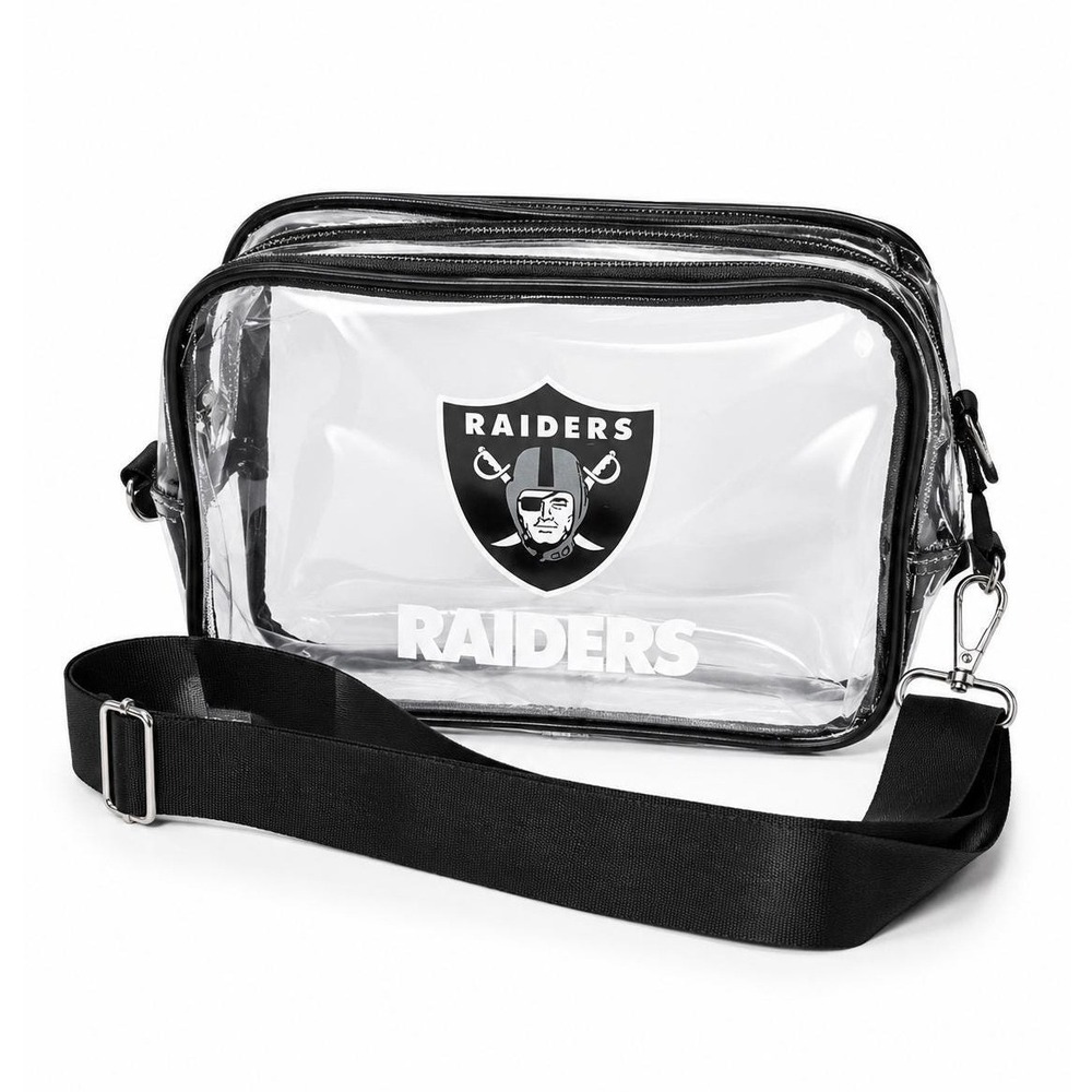 Las Vegas Raiders Clear Sling Bag, Football Crossbody Bag, Raiders Fan Gift